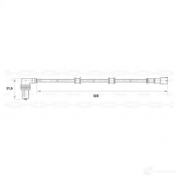 Датчик АБС BOSCH 0265001206 314765 DF 1 + DF 2,18 DM WS1206 - Изображение 4