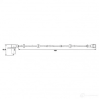 Датчик АБС BOSCH Mitsubishi Carisma 1 (DA) 1995 – 2004 DF 6 0265006225 WS6225