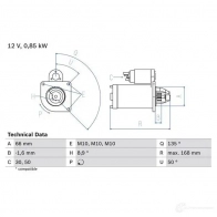 Крышка генератора задняя BOSCH 1125887013 6998322 3165142151991 N5 LHE2 - Изображение 6