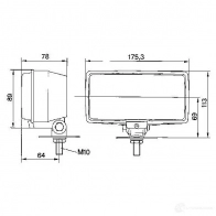 Прожектор BOSCH 78Q57Y8 1423138542 Touring 170 0306604002 - Изображение 4