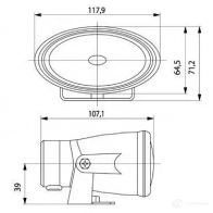 Прожектор BOSCH 369IV 334624 0986310520 Compass 1000 ECE - Изображение 2