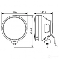 Прожектор BOSCH 0986310982 28SPXP6 LIGHT STAR HALOGEN PENCILBEAM CLEAR 334703