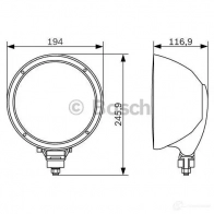 Прожектор BOSCH 334692 PILOT 175 HALOGEN CLEAR LENS PILOT 175 HALOGEN H1 CLEAR LENS 0986310950 - Изображение 5