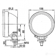 Прожектор BOSCH 0306055001 1423138540 TPFD RGU 3165141242218 - Изображение 4