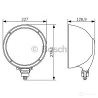 Прожектор BOSCH PILOT 225 HALOGEN CLEAR LENS 0986310952 PILOT 225 HALOGEN H1 CLEAR LENS 334694 - Изображение 4