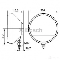 Прожектор BOSCH 321588 0306003008 Rallye 225 Blue 568UP - Изображение 4