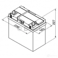 Аккумулятор 45 ач прямая 330 а 12 в Кальциевый [CA/CA] silver jis 238x129x227 BOSCH 304139 12V 45Ah 330A 545 157 033 0092S40220 - Изображение 5