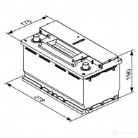 Аккумулятор 70 ач 760 а 12 в efb 278x175x190 BOSCH 0092S4E081 12V 70AH 760A 42BFT 1425137797 - Изображение 7