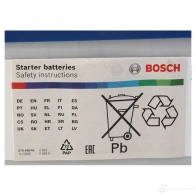 Аккумулятор 65 ач 650 а 12 в кальциевый [ca/ca] 232x173x225 BOSCH 1437240662 O6X 0YP5 0092S4E400 - Изображение 7
