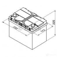 Аккумулятор 60 ач прямая 540 а 12 в Кальциевый [CA/CA] silver jis 232x173x225 BOSCH 0092S40250 304145 560 411 054 12V 60Ah 540A - Изображение 5