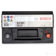 Аккумулятор 70 ач обратная 640 а 12 в Кальциевый [CA/CA] silver 278x175x175 BOSCH 570 144 064 304077 0092S30070 12V 70Ah 640A - Изображение 2