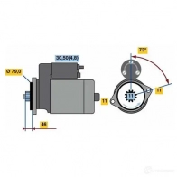 Стартер BOSCH RF74-E4 5 303387 SR0427N 0001123044 - Изображение 3