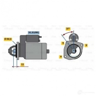 Стартер BOSCH 18C4EOM 0001108239 303193 R74-L45 12V (R) - Изображение 5