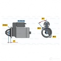 Стартер BOSCH 303102 R70-M10 12V (R) 0001107427 58AQKTP - Изображение 7