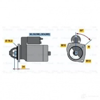Стартер BOSCH 303195 8XFOW8 DW (R) 12V 1,4 KW 0001108245 - Изображение 7