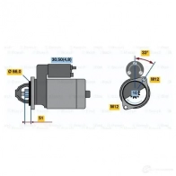 Стартер BOSCH 841XZ 0001108405 R70-L15 12V (R) 303200 - Изображение 6