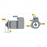 Стартер BOSCH 303921 QB (R) 24V 9,0 KW 0001510039 BX510039 - Изображение 5