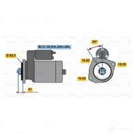 Стартер BOSCH HEP109-MP 24V (R) 0001340501 1423135355 ZGT1DV4 - Изображение 7