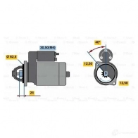 Стартер BOSCH 303248 4GNROW0 0001109359 R78-M55 12V (R) - Изображение 7