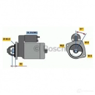 Стартер BOSCH VLWW4 R78-M55 12V (R) 0001109371 303251 - Изображение 7