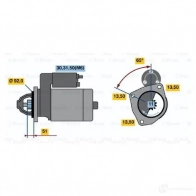 Стартер BOSCH 303843 L7GYA 0001371007 IE (R) 24V 6,7 KW - Изображение 5