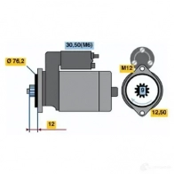 Стартер BOSCH 303376 DB (R) 12V 1,7 kW 0001123002 F97HC - Изображение 5