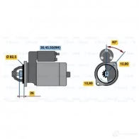 Стартер BOSCH 0001231018 9P6PPBO EV (R) 24V 4,0 KW 102086059 - Изображение 3