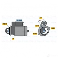 Стартер BOSCH 303693 V8DDT06 HE95-M 24V (R) 0001231034 - Изображение 7