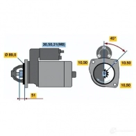 Стартер BOSCH IF (R) 24V 4,0 kW 0001368017 303811 CUJ0P - Изображение 6