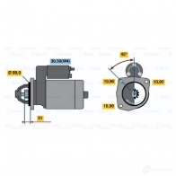 Стартер BOSCH IF (R) 24V 4,0 kW 8MRHAM 303810 0001368010 - Изображение 6