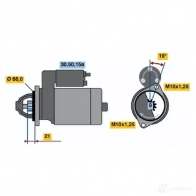Стартер BOSCH 330974 0986012221 1 222 D4VES