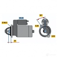 Стартер BOSCH 330955 0986011671 SMM8FQ 11 67