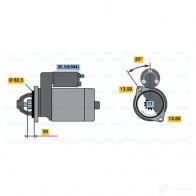 Стартер BOSCH 0001368071 6YUFXS IF (R) 24V 4,0 kW 303818 - Изображение 7