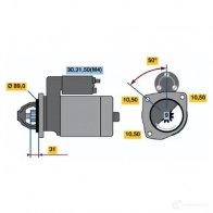 Стартер BOSCH BX368008 IF (R) 24V 4,0 kW 0001368008 126388767 - Изображение 3