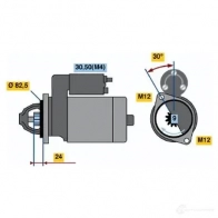 Стартер BOSCH 0001362600 303788 8VNG9 IF (R) 12V 2,3 kW - Изображение 4