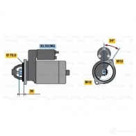 Стартер BOSCH 303127 LNHDL4 DW (R) 12V 1,1 KW 0001107540 - Изображение 7
