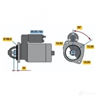 Стартер BOSCH 0986010400 1 040 330872 4NKS2 - Изображение 4