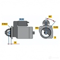 Стартер BOSCH 19 29 0986019291 LBJX4 331485