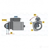Стартер BOSCH 63406572 YMVAH 0001223504 EV (R) 12V 2,6 KW - Изображение 7
