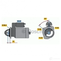 Стартер BOSCH 63828114 EV (R) 12V 3,0 KW UFH1Y6 0001230002 - Изображение 5