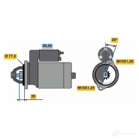 Стартер BOSCH 239 8 0986023980 331789 KO5I3