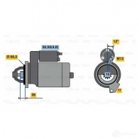 Стартер BOSCH S78-M 12V (R) 303447 0001139049 SR0789N - Изображение 6