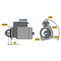 Стартер BOSCH 5998206 NG9ZXU HX95-M 24V (R) 0001263024