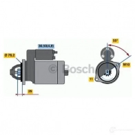 Стартер BOSCH VZ118 303424 S74-L 12V (R) 0001138001 - Изображение 6