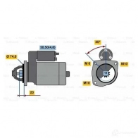 Стартер BOSCH S74-E+ 12V (R) 0001148015 303468 G93F1 - Изображение 6