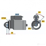 Стартер BOSCH RXHPVU 0986016451 16 45 Suzuki Swift (HT, SF) 1 1991 – 2004