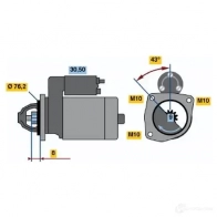 Стартер BOSCH RRD3ML 0986015230 331175 152 3