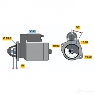 Стартер BOSCH DLN69 1 295 331018 0986012950