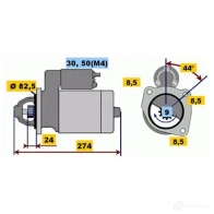 Стартер BOSCH Jeep EV (R) 12V 2,2 KW 0001218177 MQGI9E