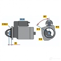 Стартер BOSCH EV (R) 12V 2,2 KW IF5YZP9 0001218131 Fiat Tempra (159) 2 Универсал 1.9 D (159.AG) 65 л.с. 1991 – 1996